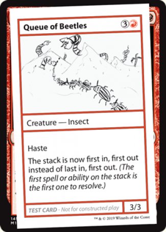 Queue of Beetles (2021 Edition) [Mystery Booster Playtest Cards] | Exor Games Bridgewater