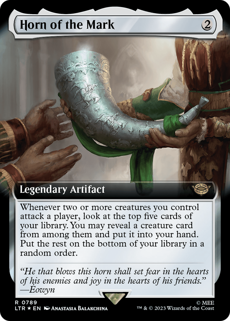 Horn of the Mark (Extended Art) (Surge Foil) [The Lord of the Rings: Tales of Middle-Earth] | Exor Games Bridgewater