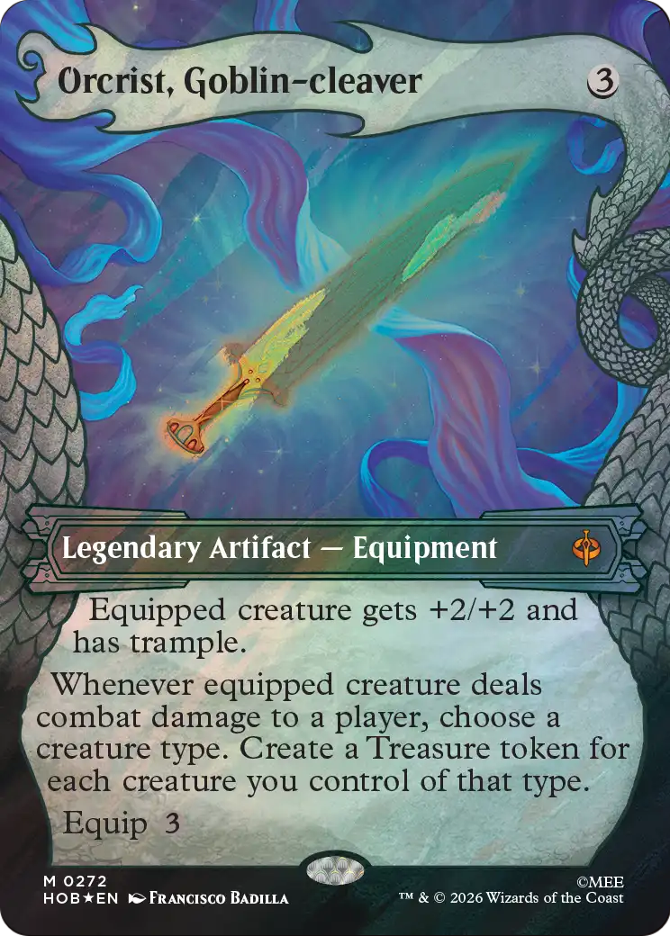 Orcrist, Goblin-cleaver (Showcase) (Surge Foil) [The Hobbit] | Exor Games Bridgewater