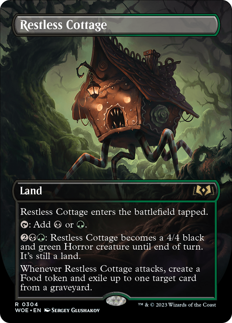 Restless Cottage (Borderless Alternate Art) [Wilds of Eldraine] | Exor Games Bridgewater