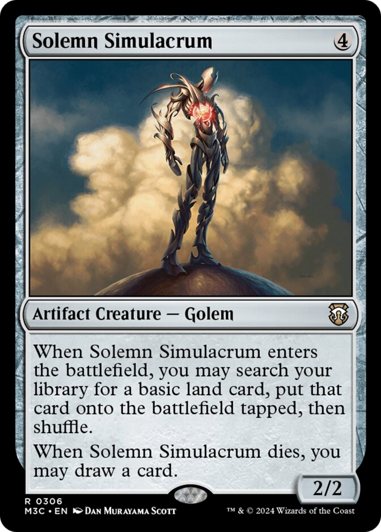 Solemn Simulacrum [Modern Horizons 3 Commander] | Exor Games Bridgewater