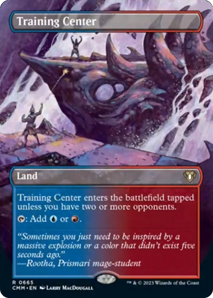 Training Center (Borderless Alternate Art) [Commander Masters] | Exor Games Bridgewater