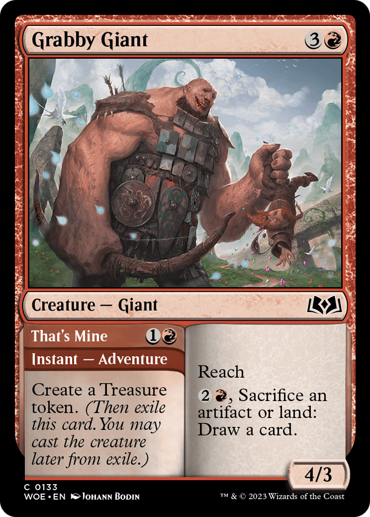 Grabby Giant // That's Mine [Wilds of Eldraine] | Exor Games Bridgewater