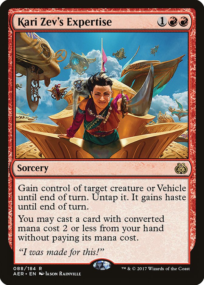 Kari Zev's Expertise [Aether Revolt] | Exor Games Bridgewater