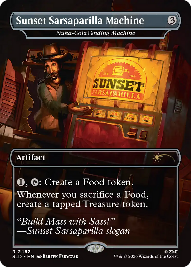 Sunset Sarsaparilla Machine - Nuka-Cola Vending Machine [Secret Lair Drop Series] | Exor Games Bridgewater