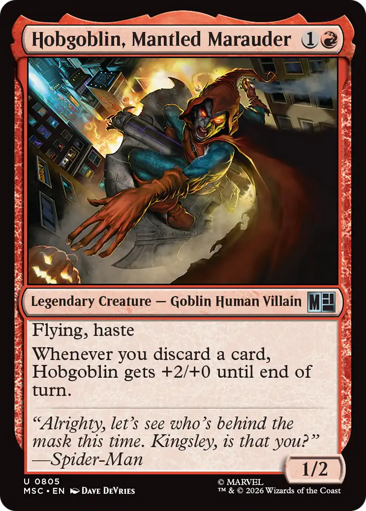 Hobgoblin, Mantled Marauder [Marvel Super Heroes Commander] | Exor Games Bridgewater