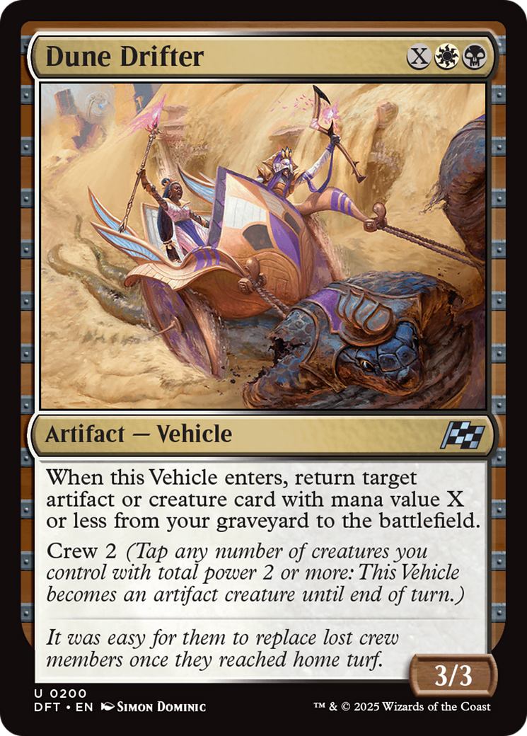 Dune Drifter [Aetherdrift] | Exor Games Bridgewater