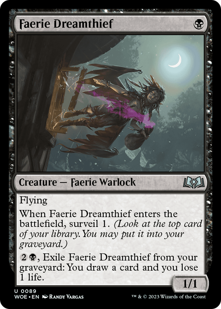 Faerie Dreamthief [Wilds of Eldraine] | Exor Games Bridgewater