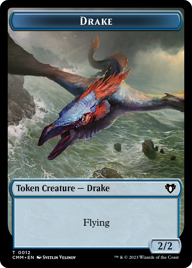 Eldrazi Scion // Drake Double-Sided Token [Commander Masters Tokens] | Exor Games Bridgewater