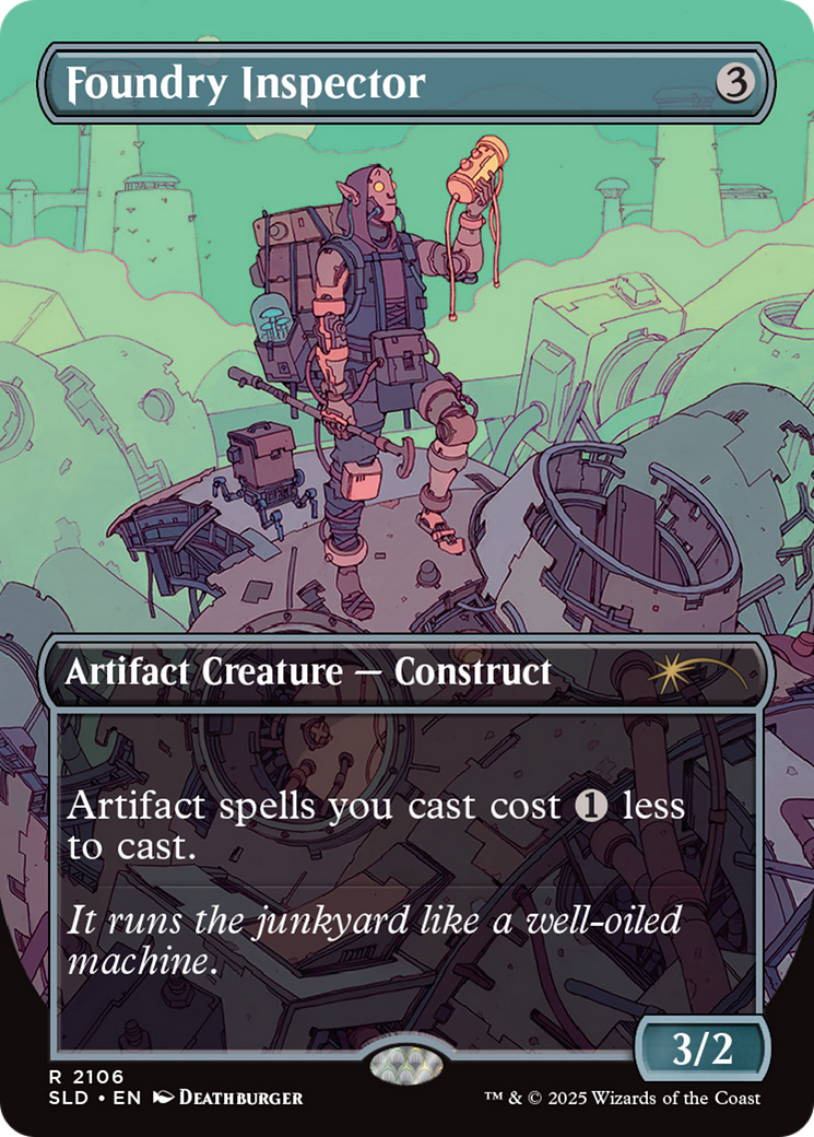 Foundry Inspector (Galaxy Foil) [Secret Lair Drop Series] | Exor Games Bridgewater