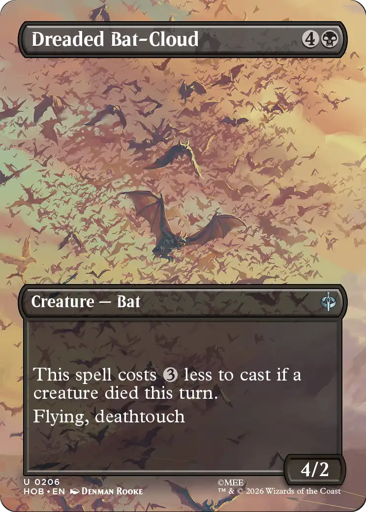 Dreaded Bat-Cloud (Borderless) [The Hobbit] | Exor Games Bridgewater