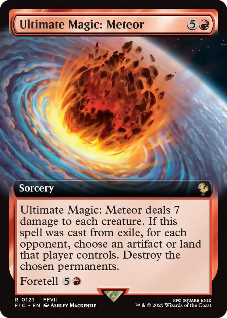 Ultimate Magic: Meteor (Extended Art) [FINAL FANTASY Commander] | Exor Games Bridgewater