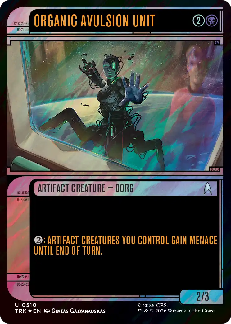 Organic Avulsion Unit (Showcase) (Surge Foil) [Star Trek] | Exor Games Bridgewater