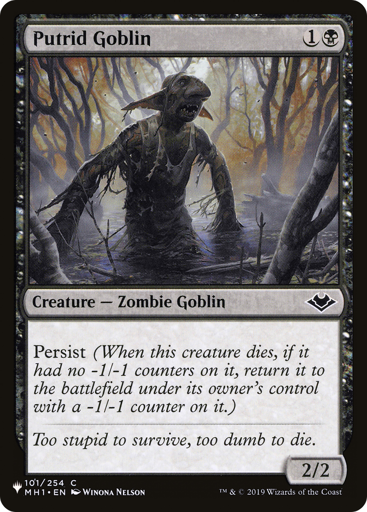 Putrid Goblin [The List Reprints] | Exor Games Bridgewater