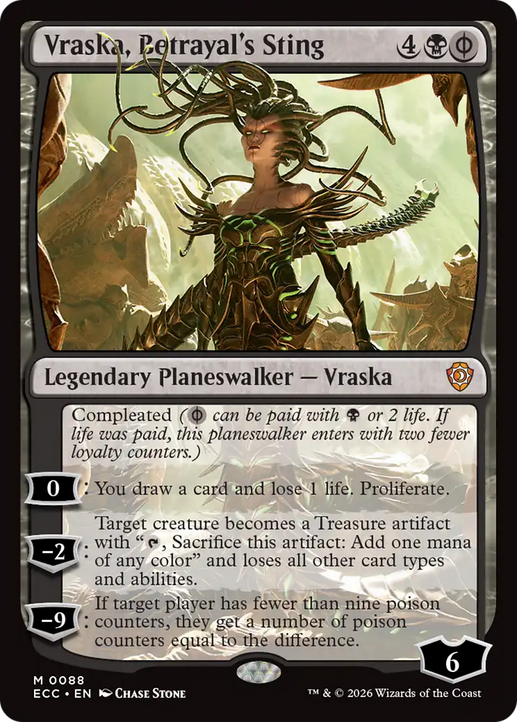 Vraska, Betrayal's Sting [Lorwyn Eclipsed Commander] | Exor Games Bridgewater