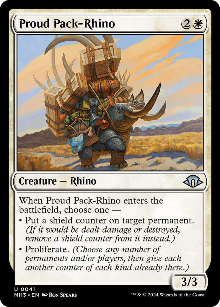 Proud Pack-Rhino [Modern Horizons 3] | Exor Games Bridgewater