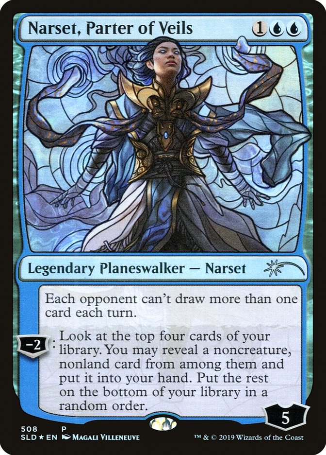 Narset, Parter of Veils (Stained Glass) [Secret Lair Drop Promos] | Exor Games Bridgewater