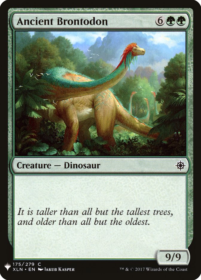 Ancient Brontodon [Mystery Booster] | Exor Games Bridgewater