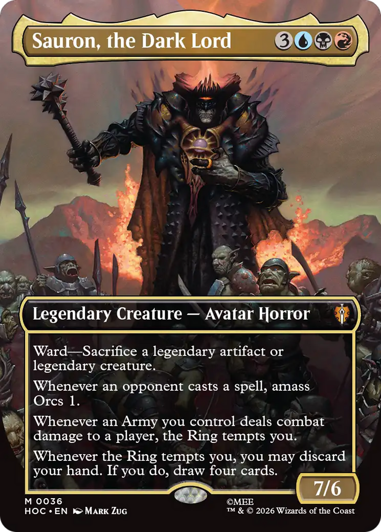 Sauron, the Dark Lord (Borderless) [The Hobbit] | Exor Games Bridgewater