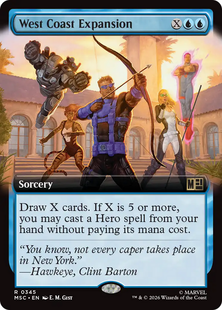 West Coast Expansion (Extended Art) [Marvel Super Heroes Commander] | Exor Games Bridgewater