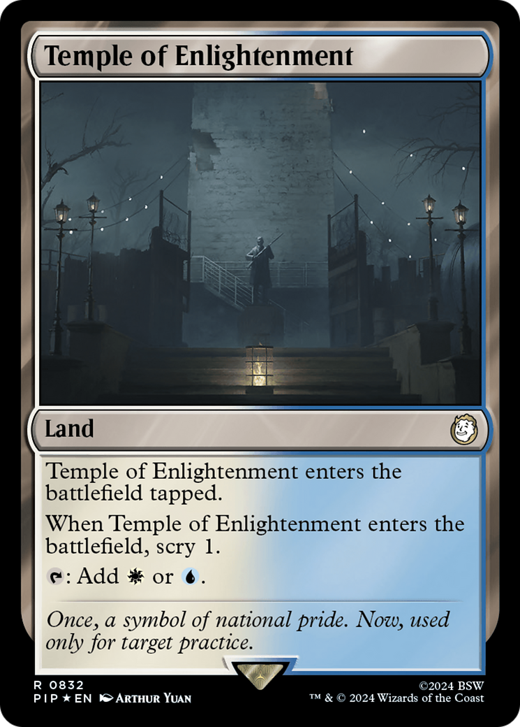 Temple of Enlightenment (Surge Foil) [Fallout] | Exor Games Bridgewater