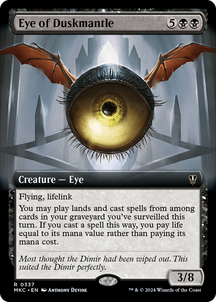 Eye of Duskmantle (Extended Art) [Murders at Karlov Manor Commander] | Exor Games Bridgewater