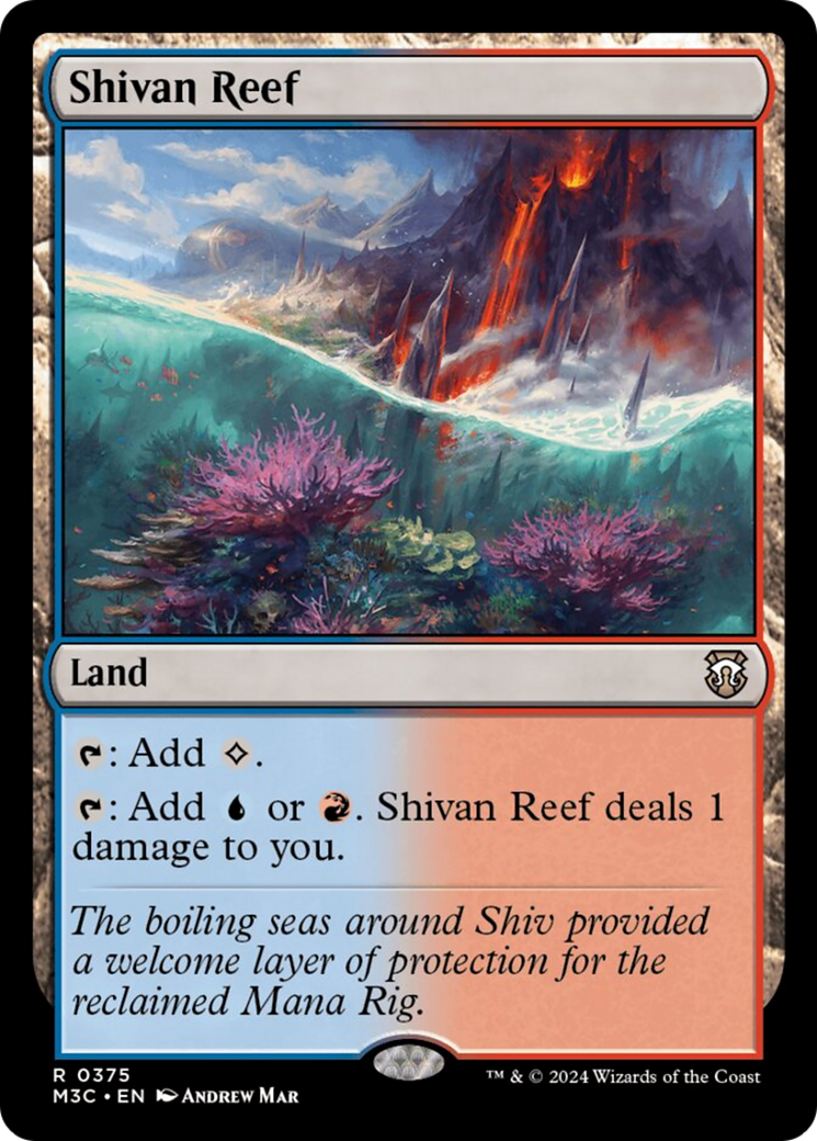 Shivan Reef (Ripple Foil) [Modern Horizons 3 Commander] | Exor Games Bridgewater