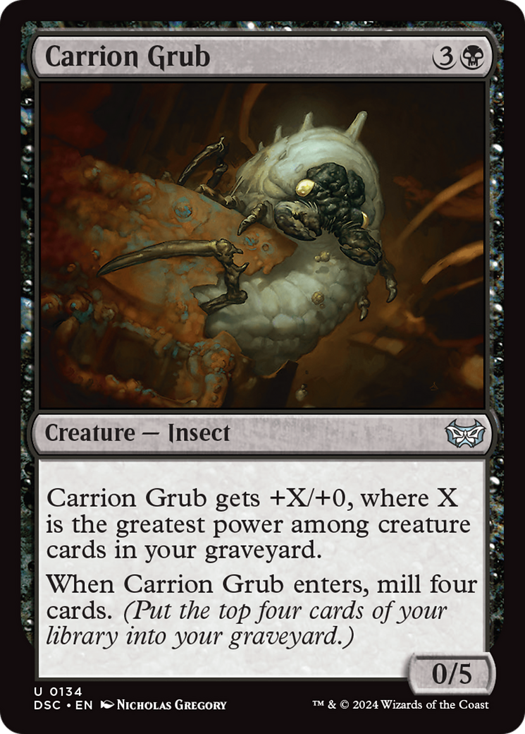 Carrion Grub [Duskmourn: House of Horror Commander] | Exor Games Bridgewater