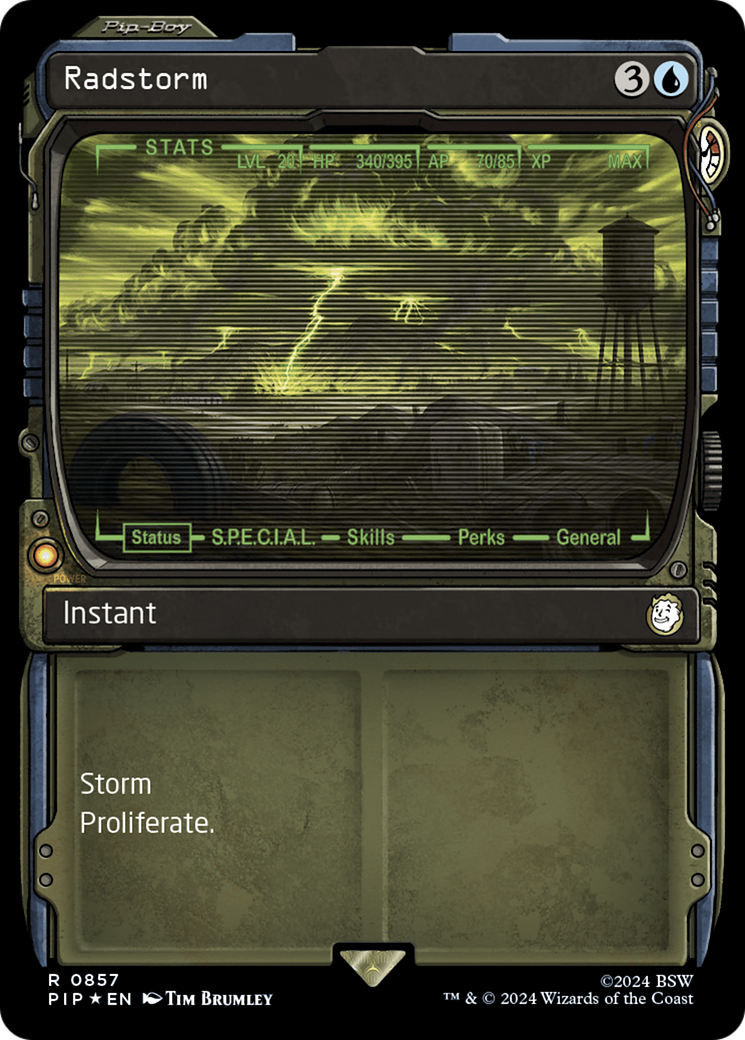 Radstorm (Showcase) (Surge Foil) [Fallout] | Exor Games Bridgewater