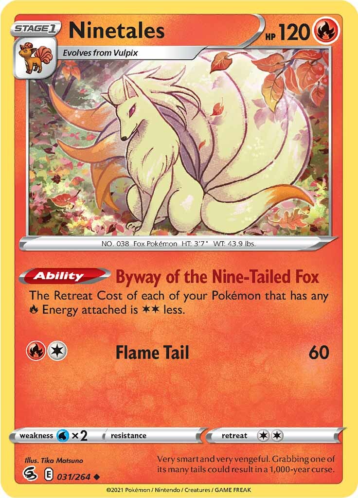 Ninetales (031/264) [Sword & Shield: Fusion Strike] | Exor Games Bridgewater