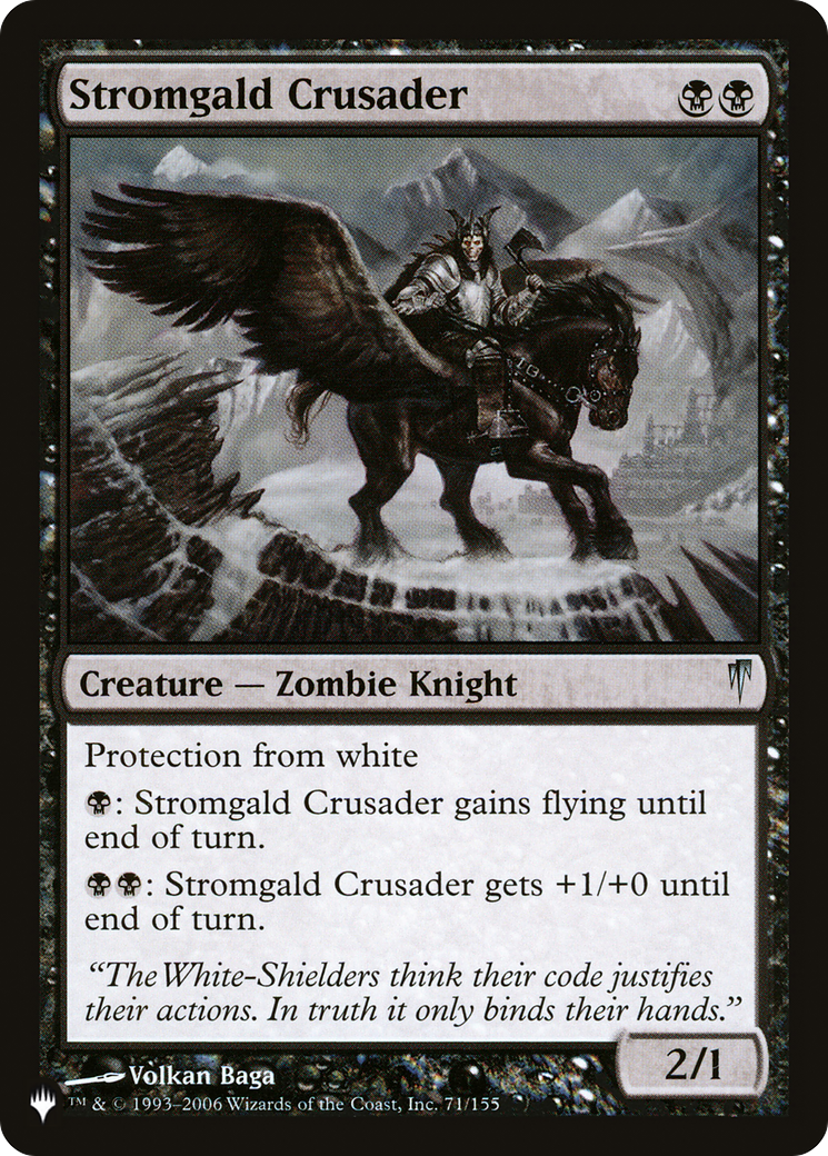 Stromgald Crusader [The List] | Exor Games Bridgewater