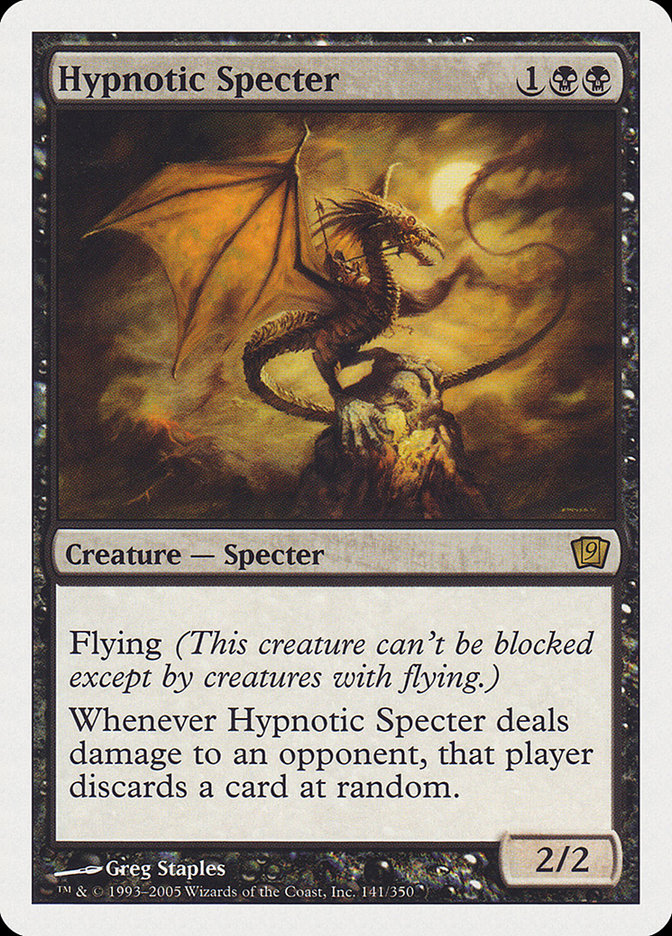 Hypnotic Specter (9th Edition) (Oversized) [Oversize Cards] | Exor Games Bridgewater