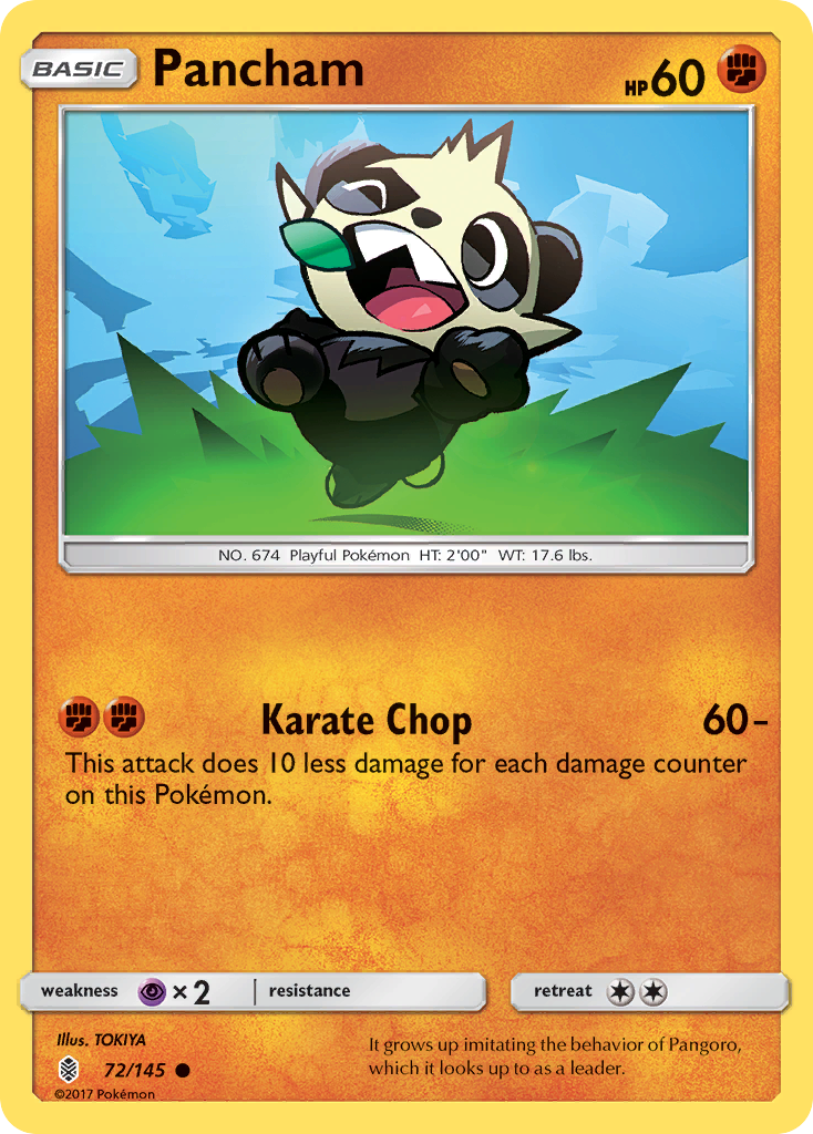 Pancham (72/145) [Sun & Moon: Guardians Rising] | Exor Games Bridgewater