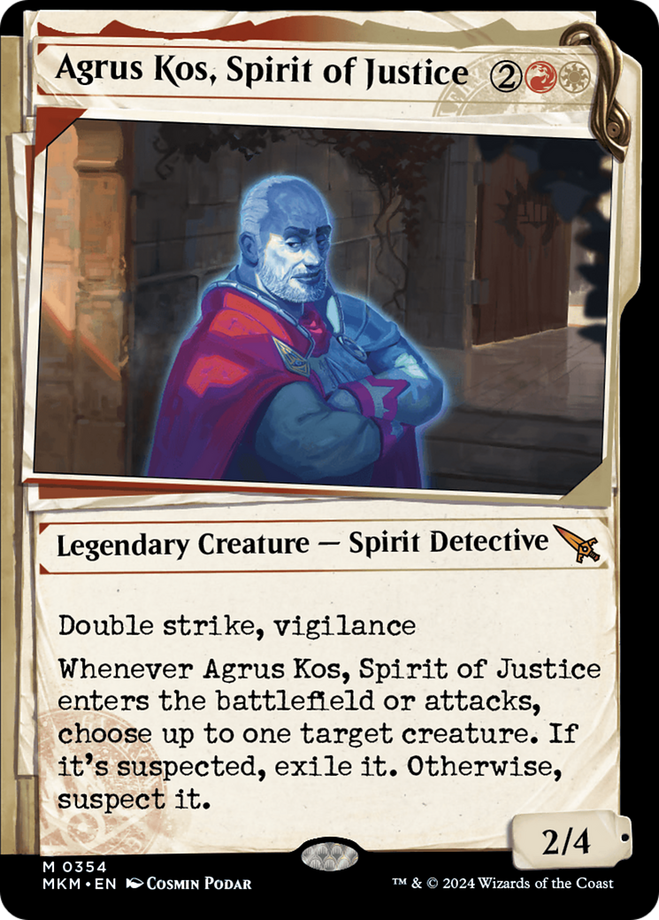 Agrus Kos, Spirit of Justice (Showcase) [Murders at Karlov Manor] | Exor Games Bridgewater