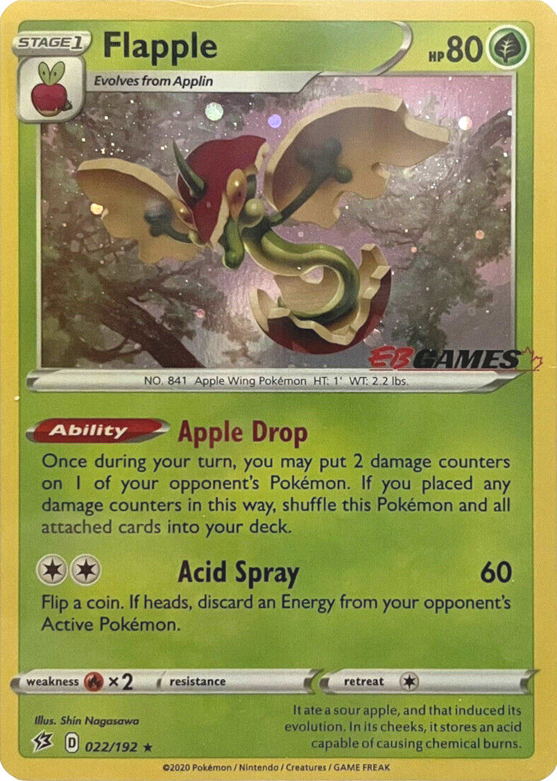 Flapple (022/192) (EB Games Exclusive) [Sword & Shield: Rebel Clash] | Exor Games Bridgewater