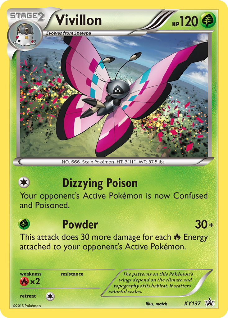 Vivillon (XY137) [XY: Black Star Promos] | Exor Games Bridgewater