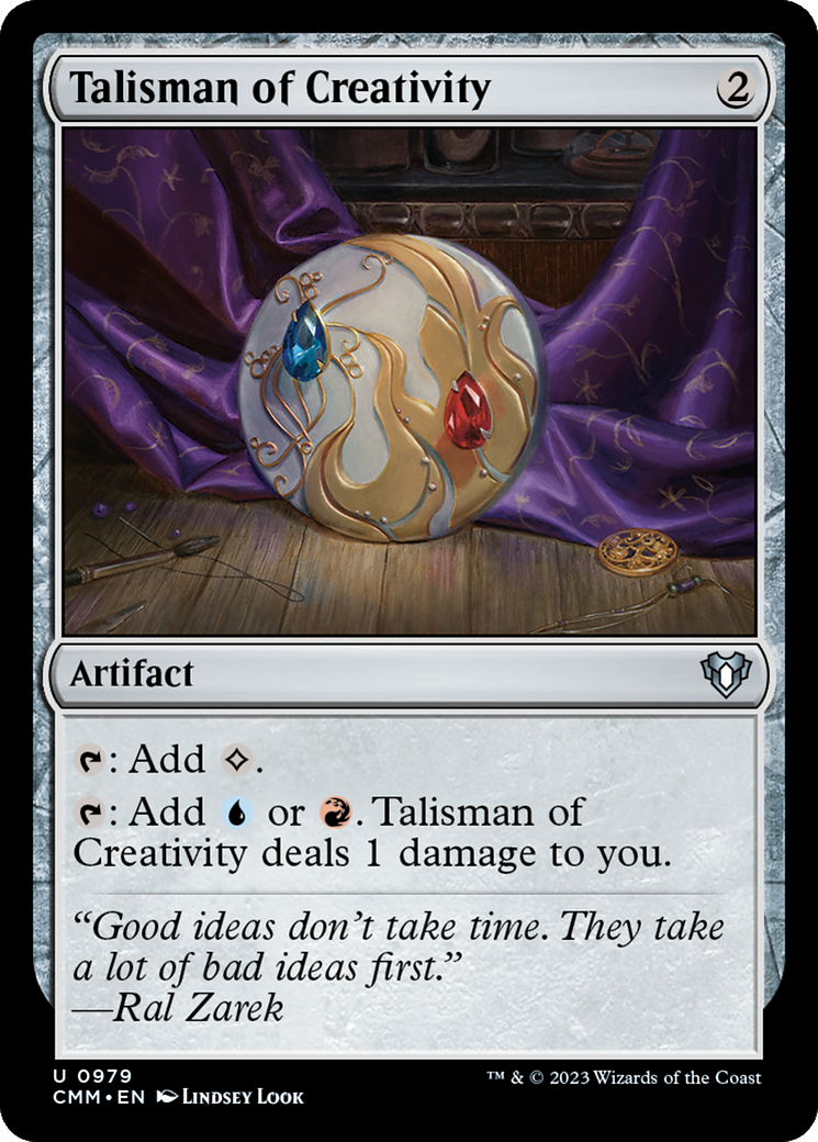 Talisman of Creativity [Commander Masters] | Exor Games Bridgewater