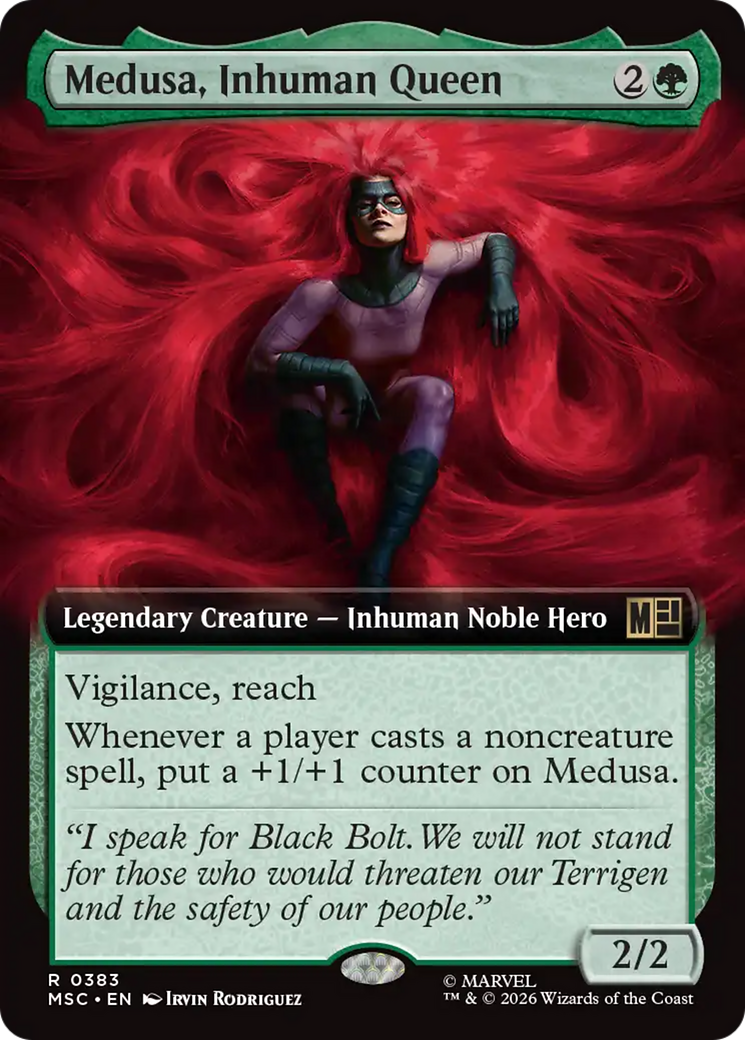Medusa, Inhuman Queen (Extended Art) [Marvel Super Heroes Commander] | Exor Games Bridgewater