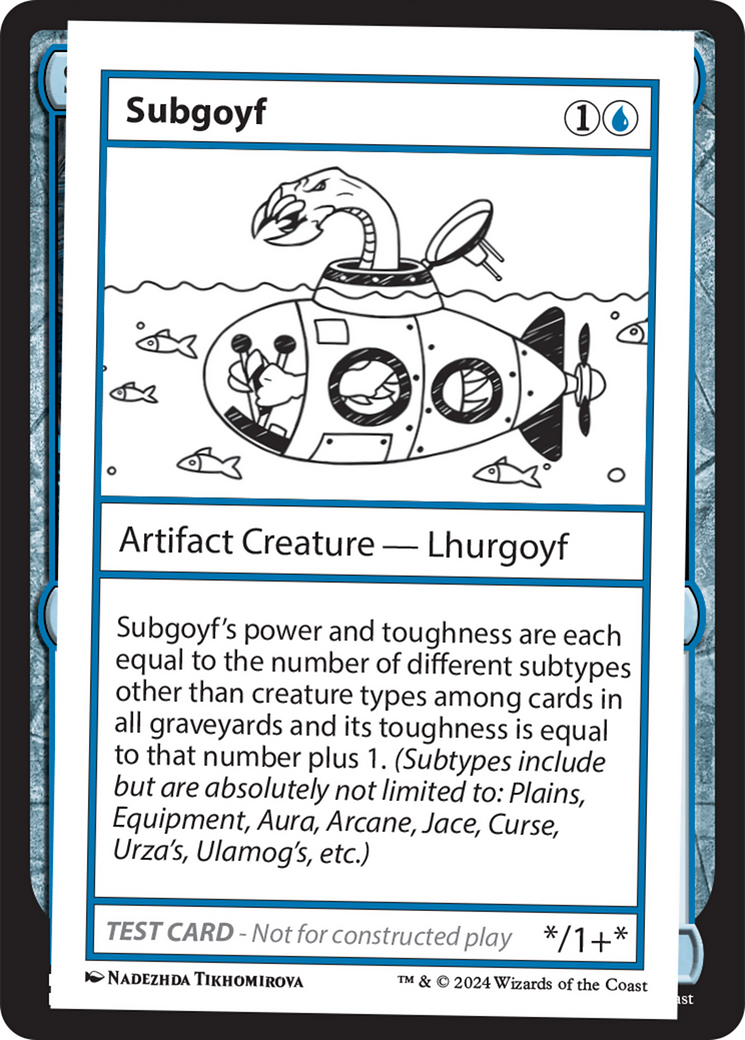 Subgoyf [Mystery Booster 2 Playtest Cards] | Exor Games Bridgewater