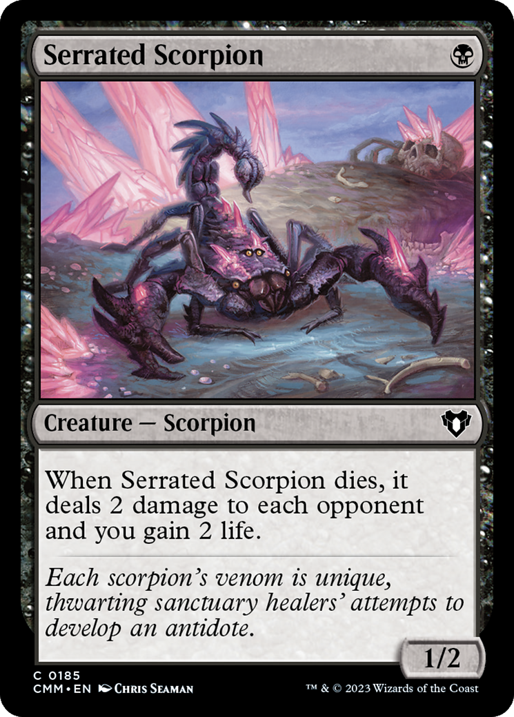 Serrated Scorpion [Commander Masters] | Exor Games Bridgewater