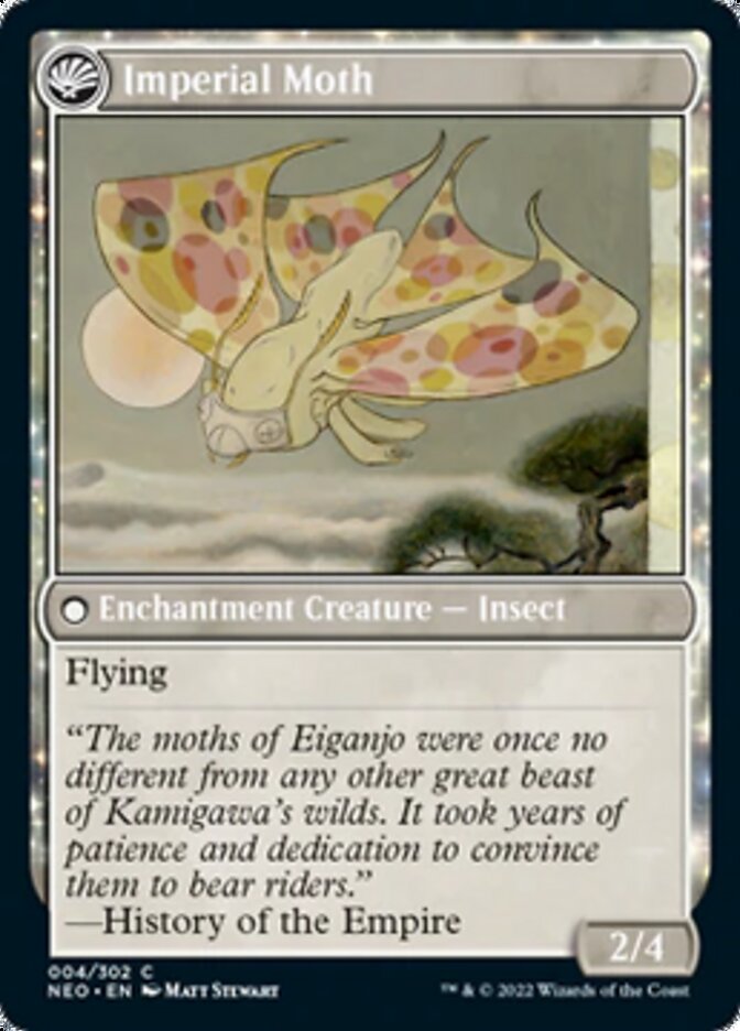 Befriending the Moths // Imperial Moth [Kamigawa: Neon Dynasty] | Exor Games Bridgewater