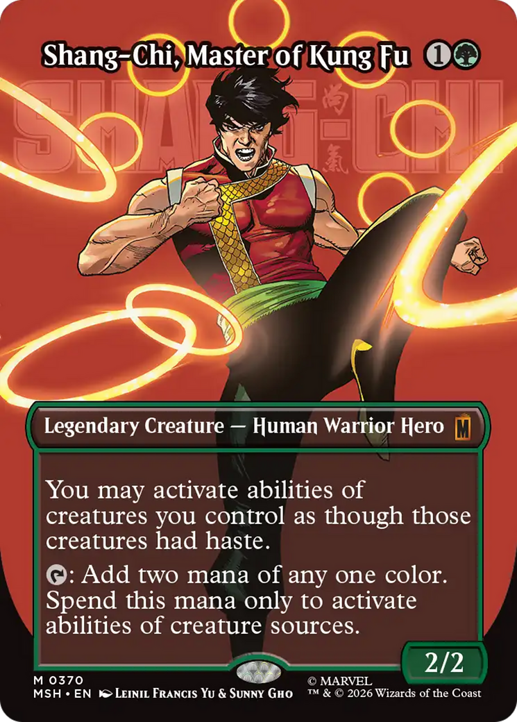 Shang-Chi, Master of Kung Fu (Borderless) (0370) [Marvel Super Heroes] | Exor Games Bridgewater
