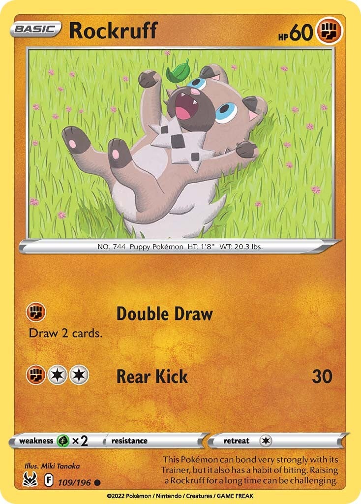 Rockruff (109/196) [Sword & Shield: Lost Origin] | Exor Games Bridgewater