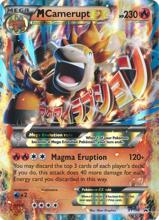 M Camerupt EX (XY198) (Jumbo Card) [XY: Black Star Promos] | Exor Games Bridgewater