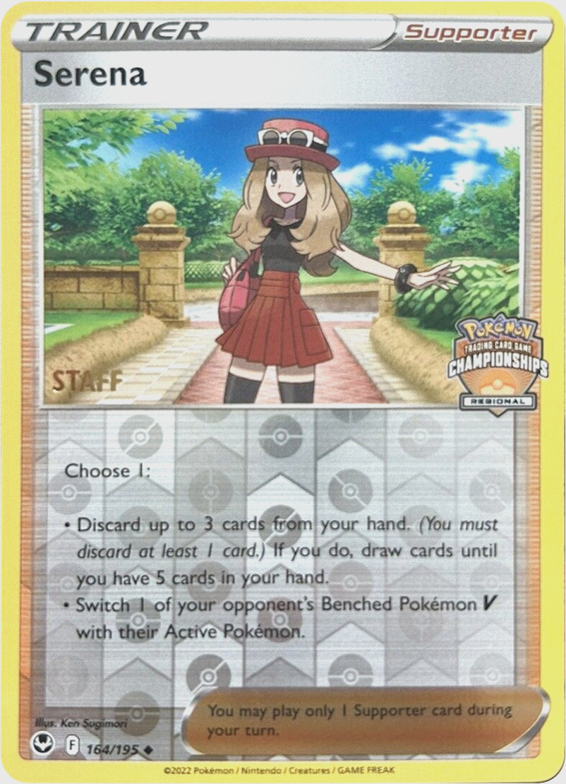 Serena (164/195) (Staff Regional Championships) [League & Championship Cards] | Exor Games Bridgewater