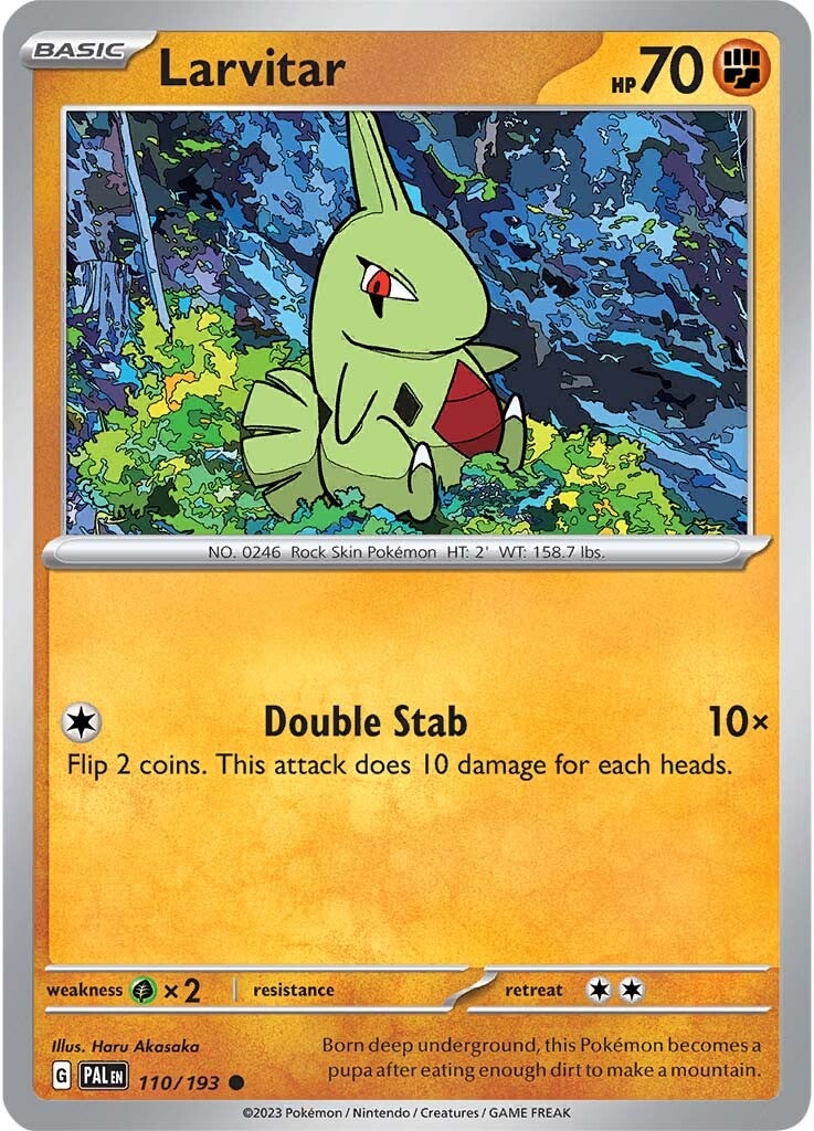 Larvitar (110/193) [Scarlet & Violet: Paldea Evolved] | Exor Games Bridgewater