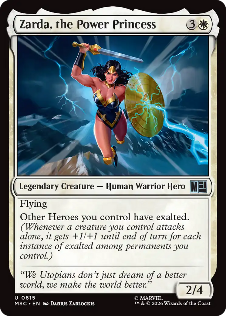 Zarda, the Power Princess [Marvel Super Heroes Commander] | Exor Games Bridgewater