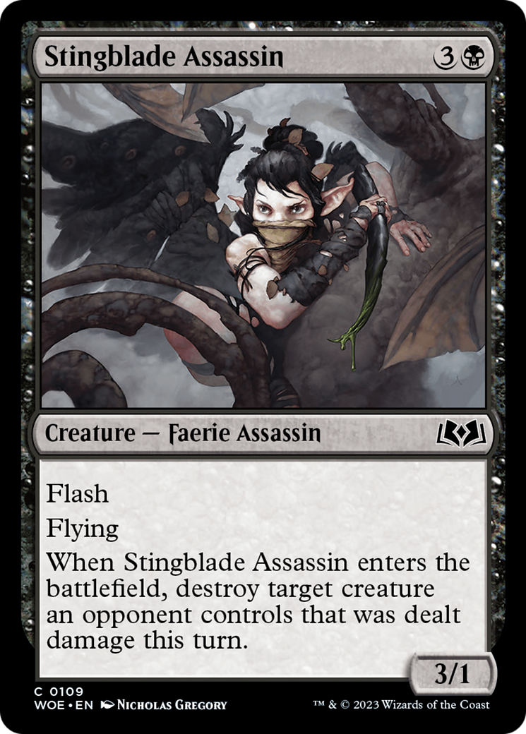 Stingblade Assassin [Wilds of Eldraine] | Exor Games Bridgewater