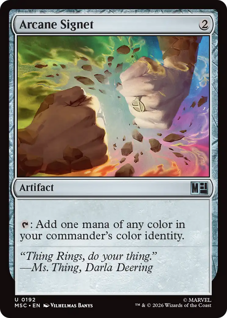 Arcane Signet (0192) (Surge Foil) [Marvel Super Heroes Commander] | Exor Games Bridgewater