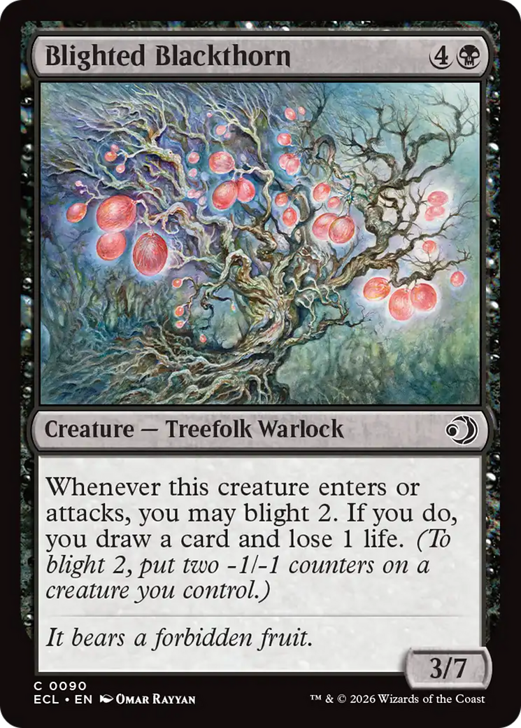 Blighted Blackthorn [Lorwyn Eclipsed] | Exor Games Bridgewater